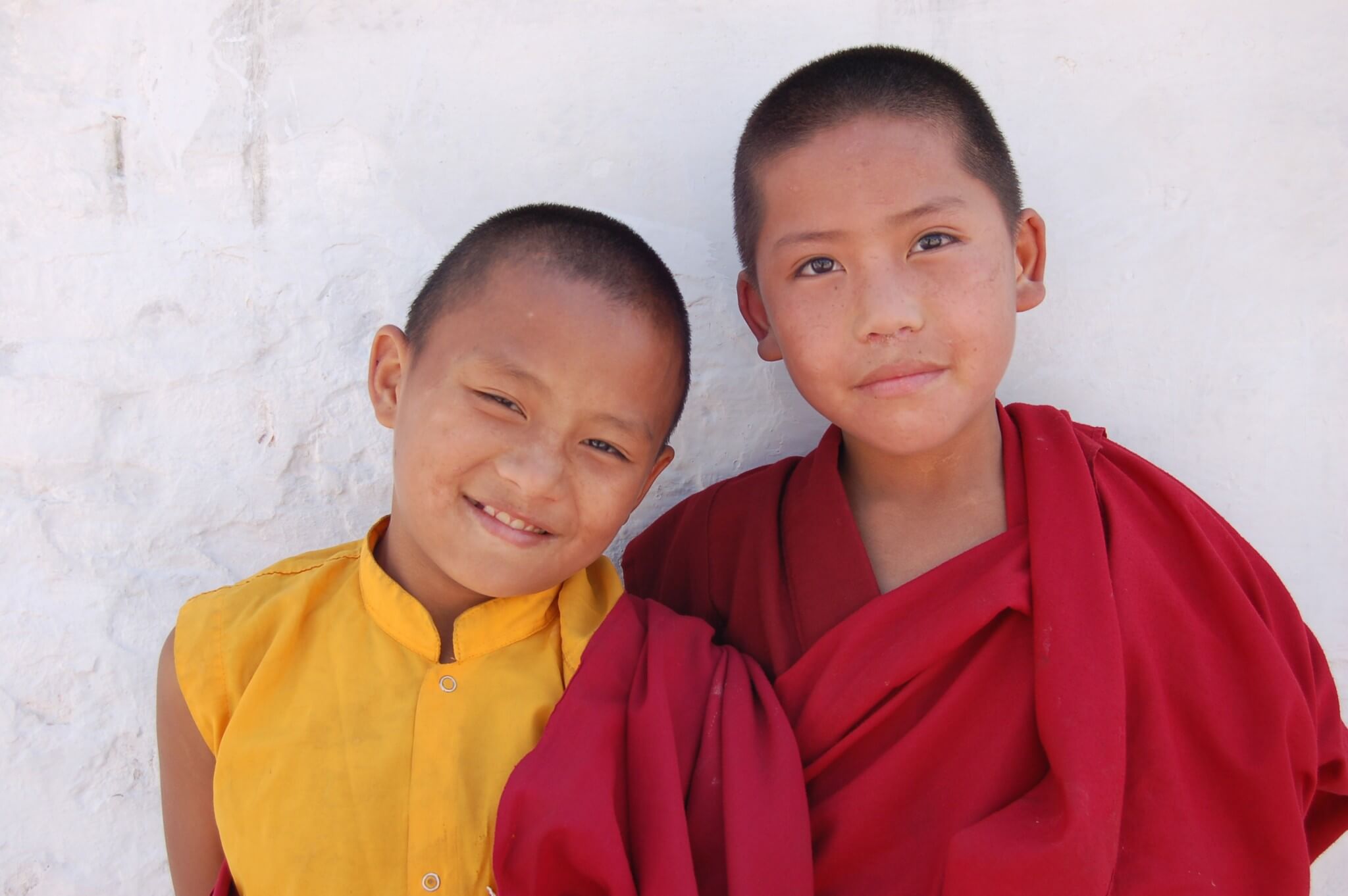 Nepal Monjes tibetanos en Katmandú