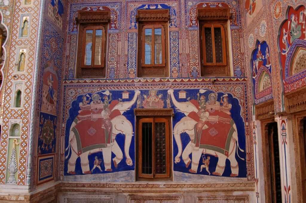 que ver en Rajastán: Shekhawati, haveli de Fatehpur