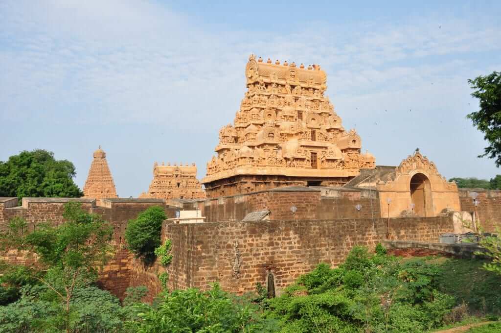 Tamil Nadu templo de Brihadishawara Tanjore