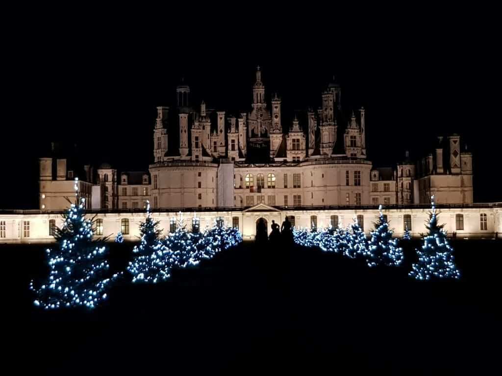 Castillos del Loira en Navidad Chambord