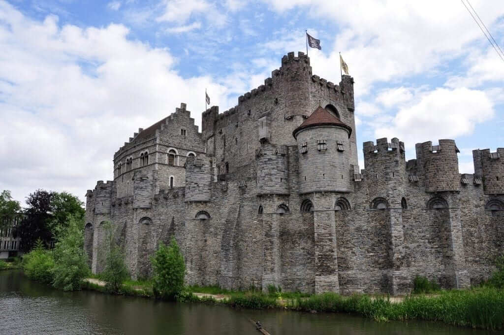 Castillo de los Condes de Flandes, Gante, Bélgica