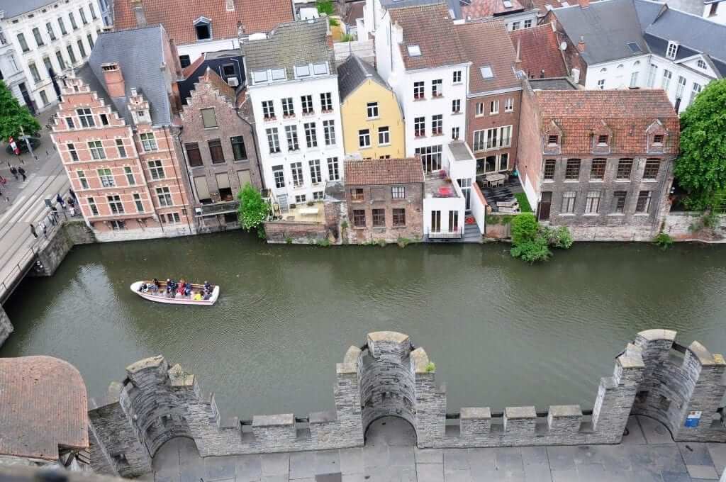 Castillo de los Condes de Flandes, Gante, Bélgica