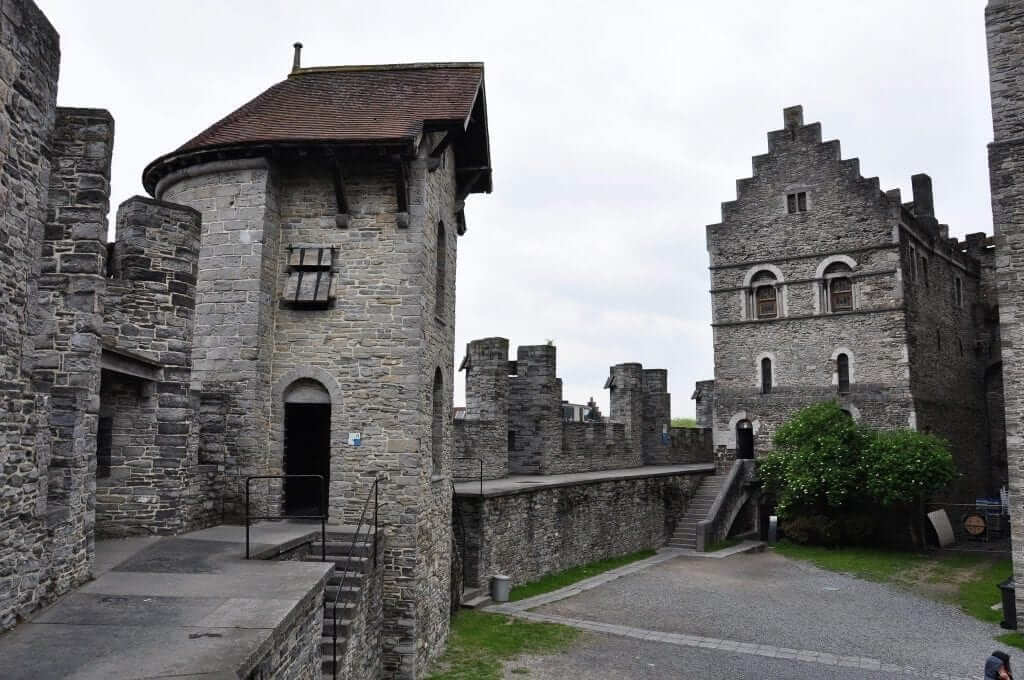 Castillo de los Condes de Flandes, Gante, Bélgica