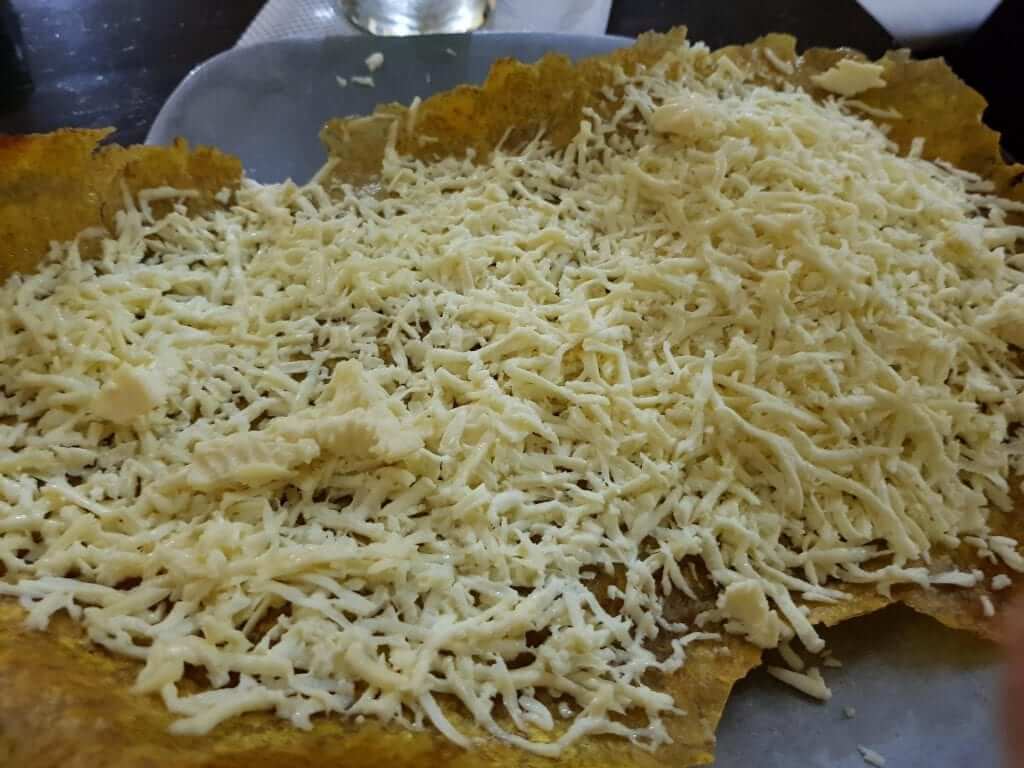 patacón con queso, Colombia